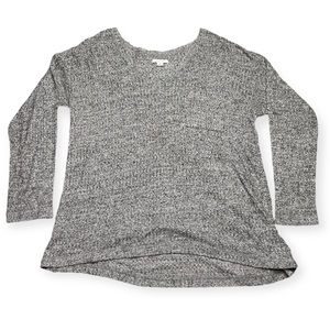 America Eagle AE Knit Grey Pocket Tee Size Large long sleeve Shirt top gray